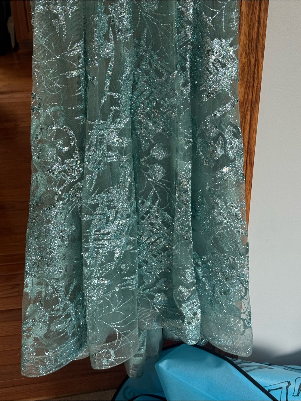 JVN by Jovani prom gown sage - Picture 11 of 14